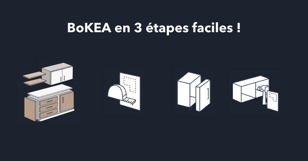BoKEA 3 étapes faciles